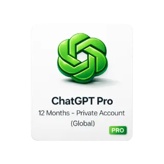 ChatGPT Pro 12 Months – Private Account (Global) | 1-Year Personal Subscription