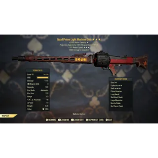 Quad Explosive LMG QE15 | Max Level 50 | Fast Delivery