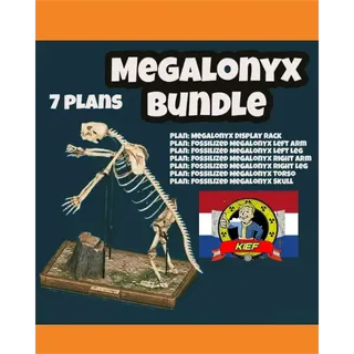 Fossilized Megalonyx Plan set🦖