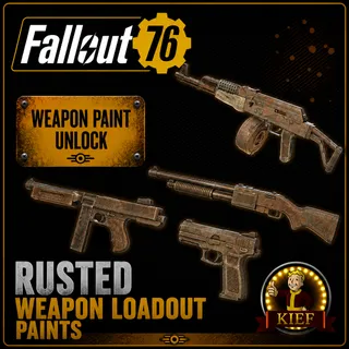Plan: Rusted Weapon Loadout Paints | Rare Weapon Paint Plan | Fast Delivery | Fallout 76