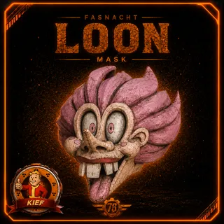 🔥 Fallout 76 Fasnacht Loon Mask 🔥