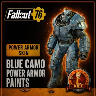 Plan: Blue Camo Power Armor Paint | Rare Power Armor Plan | Fast Delivery | Fallout 76