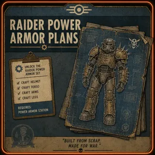 Plan : Raiders Power Armor Set Plans