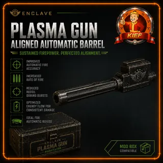 Enclave Plasma Gun Aligned Automatic Barrel Mod Box  Rare EPR Mod  Fast Delivery  Fallout 76 Xbox