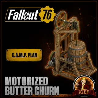 Plan: Motorized Butter Churn | Rare CAMP Plan | Fast Delivery | Fallout 76