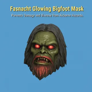 Fasnacht Glowing Bigfoot Mask