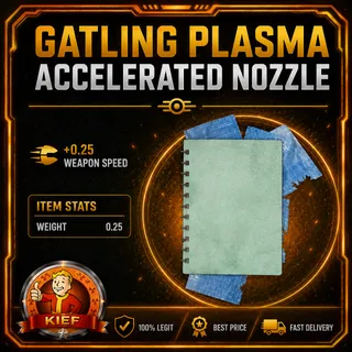 Gatling Plasma Accelerated Nozzle Plan | Fallout 76 Mod Plan