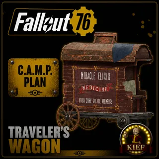 Plan: Traveler’s Wagon | Rare CAMP Plan | Fast Delivery | Fallout 76