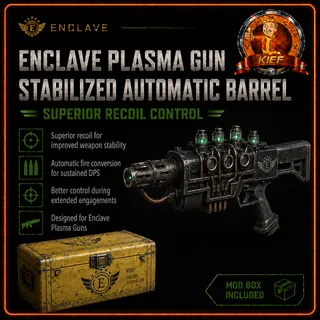 Enclave Plasma Gun Stabilized Automatic Barrel Mod Box | EPR Automatic Build | Fallout 76 Xbox | Fast Delivery