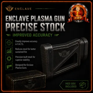 Enclave Plasma Gun Precise Stock Mod Box | EPR Stability Mod | Fallout 76 Xbox | Fast Delivery