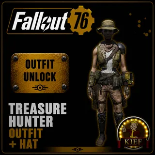 Plan: Treasure Hunter Outfit + Hat | Rare Apparel Plan | Fast Delivery | Fallout 76