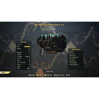 Quad 50C 15R Enclave Plasma Gun Q50C15R | Max Level 45 | Fast Delivery