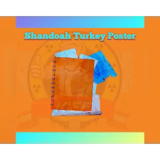 Shendoah Turkey Poster Plan