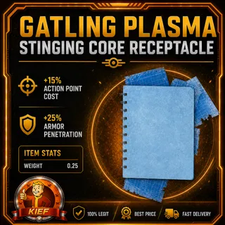 Gatling Plasma Stinging Core Receptacle Plan  Fallout 76 Mod Plan