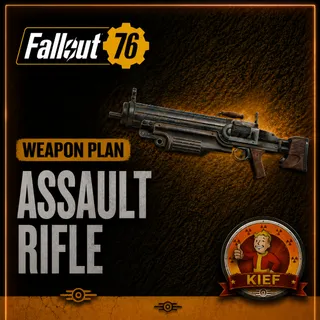 Plan: Assault Rifle | Rare Weapon Plan | Fast Delivery | Fallout 76