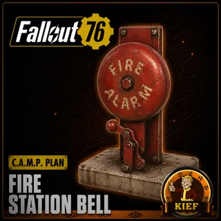 Plan: Fire Station Bell | Rare CAMP Utility Plan | Fast Delivery | Fallout 76