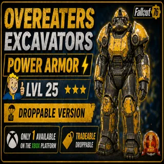 Overeaters WWR Excavator Power Armor Lvl 25