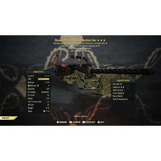 Bloodied Explosive 15R .50 Cal Machine Gun BE15R | Max Level 50 | Heavy Gun Godroll | Fast Delivery