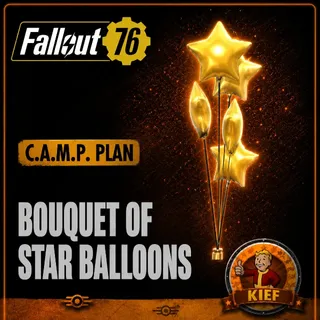 Plan: Bouquet of Star Balloons | Rare C.A.M.P. Plan | Fast Delivery | Fallout 76