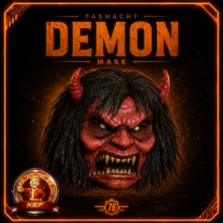 🔥Fallout 76 Fasnacht Demon Mask🔥