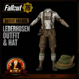 Plan: Lederhosen Outfit + Hat | Rare Apparel Plan | Fast Delivery | Fallout 76