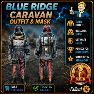Blue Ridge Caravan Outfit + Mask | Xbox | Rare Apparel | Fast Delivery