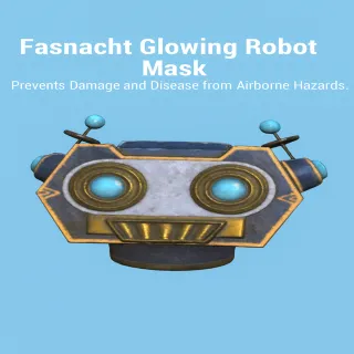 Fasnacht Glowing Robot Mask