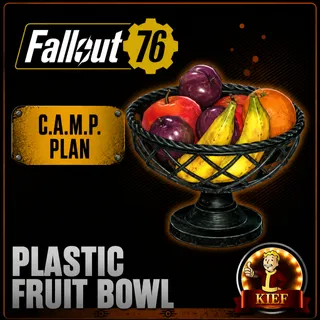 Plan: Plastic Fruit Bowl | Rare CAMP Plan | Fast Delivery | Fallout 76