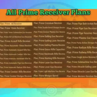 🌟All Prime Receiver Plans🌟