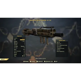 Quad 25FFR 35AP Missile Launcher Q2535 | Max Level 50 | Fast Delivery