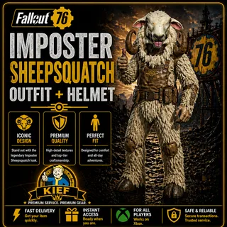 Imposter Sheepsquatch Outfit + Helmet