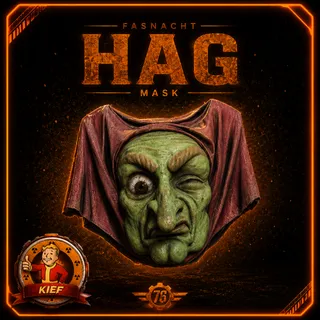 🔥Fallout 76 Fasnacht Hag Mask🔥