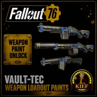 Plan: Vault-Tec Weapon Loadout Paint | Rare Weapon Paint Plan | Fast Delivery | Fallout 76