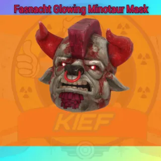 Fasnacht Glowing Minotaur Mask