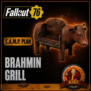 Plan: Brahmin Grill | Rare C.A.M.P. Plan | Fast Delivery | Fallout 76