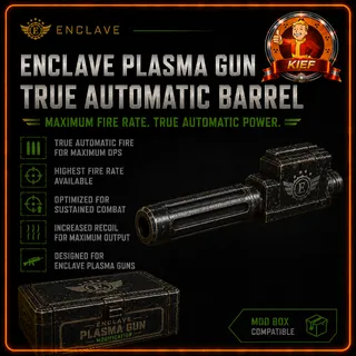 Enclave Plasma Gun True Automatic Barrel Mod Box | EPR Auto DPS Build | Fallout 76 Xbox | Fast Delivery
