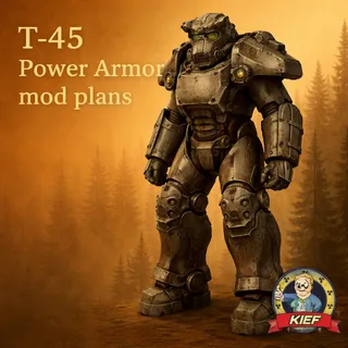 Plan: T-45 Power Armor Set | Complete 6 Plan Bundle | Fast Delivery | Fallout 76