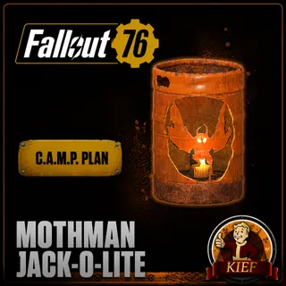Plan: Mothman Jack-O-Lite | Rare CAMP Plan | Fast Delivery | Fallout 76