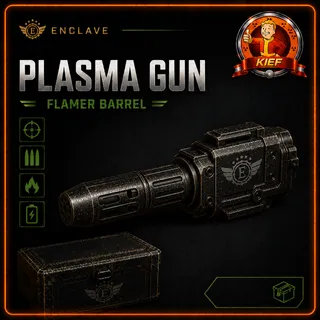 Enclave Plasma Gun Flamer Barrel Mod Box | Rare EPR Mod | Fast Delivery | Fallout 76 Xbox
