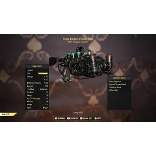 Enclave Plasma Rifle Flamer Barrel Reflex Sight | Max Level 45 | Fast Delivery