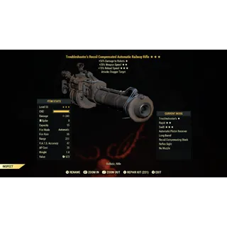 Troubleshooters 25FFR 15R Railway Rifle T2515 | Max Level 50 | Fast Delivery