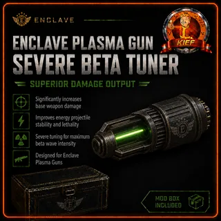 Enclave Plasma Gun Severe Beta Tuner Mod Box | EPR Damage Mod | Fallout 76 Xbox | Fast Delivery