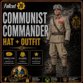 Communist Commander Hat + Outfit