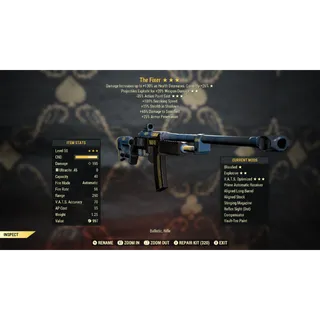 Bloodied Explosive Fixer BE35 | Max Level 50 | Fast Delivery
