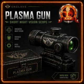 Enclave Plasma Gun Short Night Vision Scope Box Mod