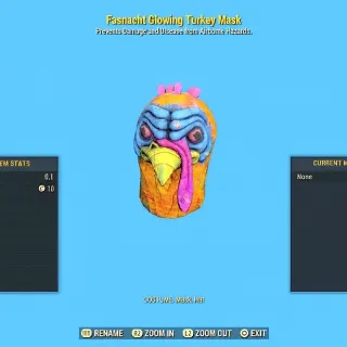 Fasnacht Glowing Scorchbeast Mask