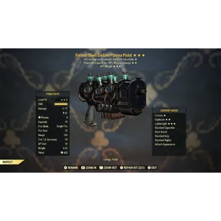 Furious Explosive 90RW Enclave Plasma Gun FE90 | Max Level 45 | Fast Delivery