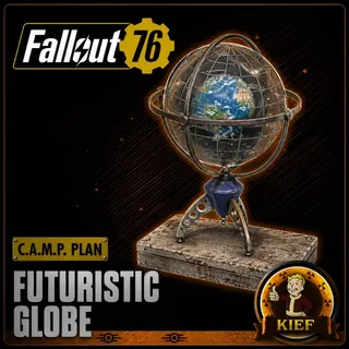 Plan: Futuristic Globe | Rare CAMP Decoration Plan | Fast Delivery | Fallout 76