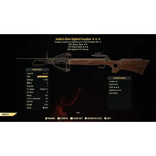 Junkie’s 25FFR 15R Crossbow J2515 | Max Level 45 | Fast Delivery