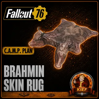 Plan: Brahmin Skin Rug | Rare C.A.M.P. Plan | Fast Delivery | Fallout 76